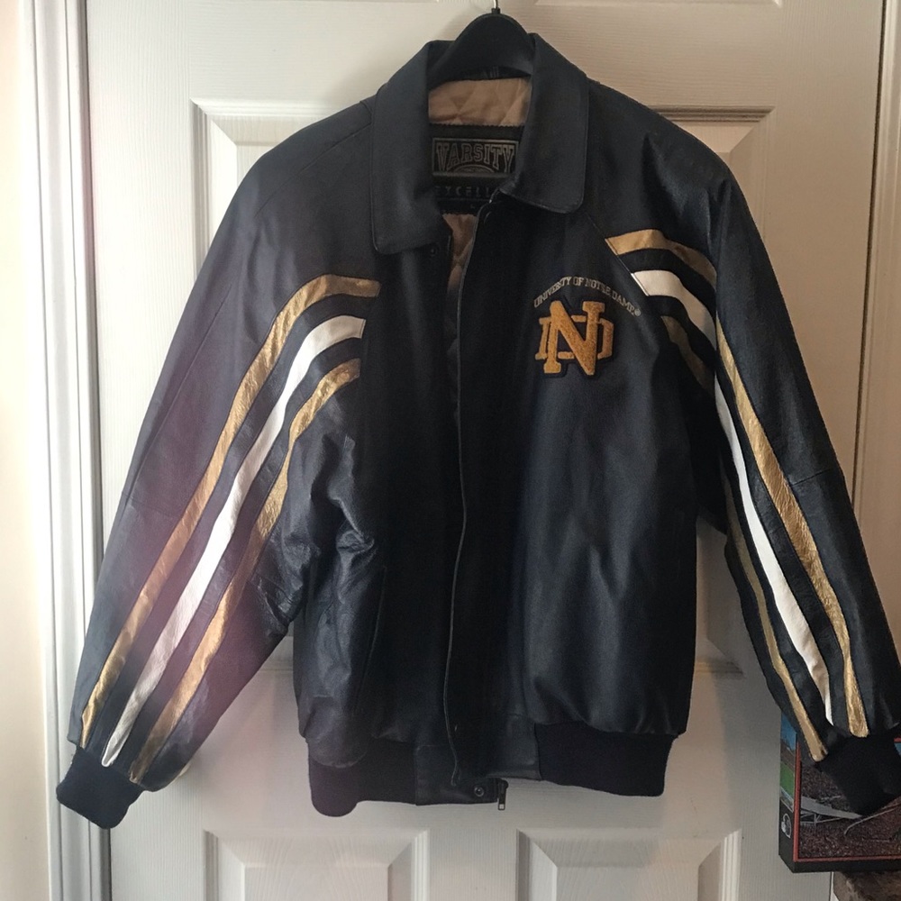 100% Leather Notre Dame Jacket